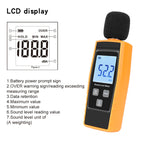 RZ1359 Digital Sound Level Meter DB Meters Noise Tester in Decibels LCD Screen, RZ1359