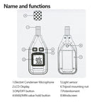 GM1351 30-130dB Digital Sound Level Meter Meters Noise Tester In Decibels LCD Screen, GM1351