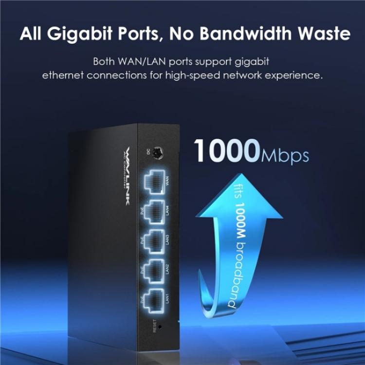 WAVLINK WN701AE IEEE 802.3AF / AT Auto-Discovery Centralized AP Management Poe Switch, US Plug, UK Plug, EU Plug, AU Plug – Data Transmission