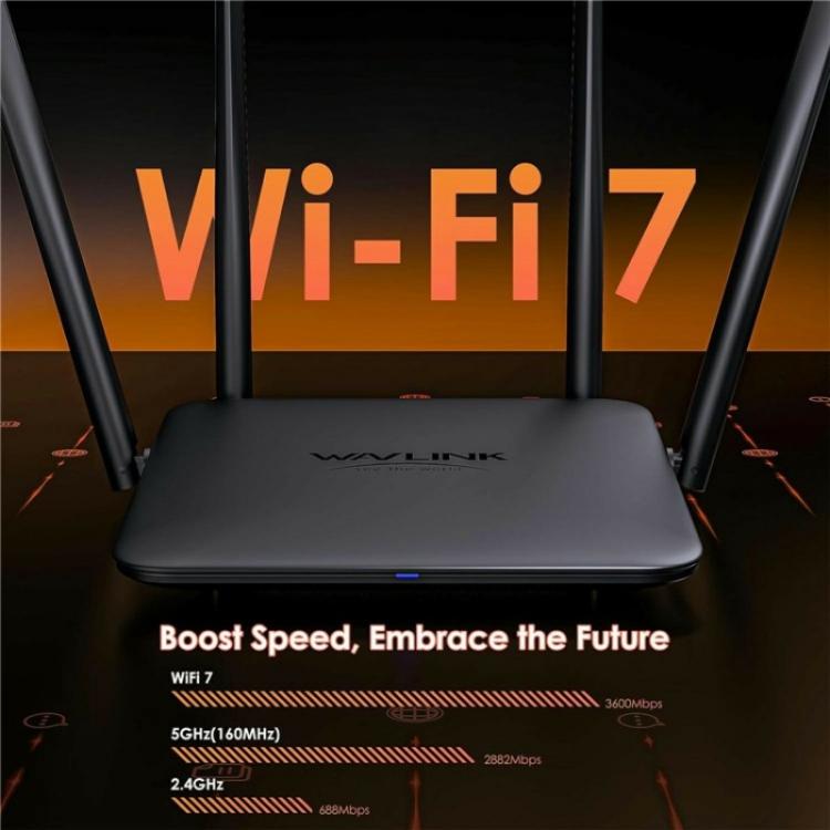WAVLINK WN530BE1 Gigabit Ports High-Speed WiFi 2.4GHz / 5GHz Dual-Band Gaming Router, US Plug, UK Plug, EU Plug, AU Plug – Durable Build, Easy to Use