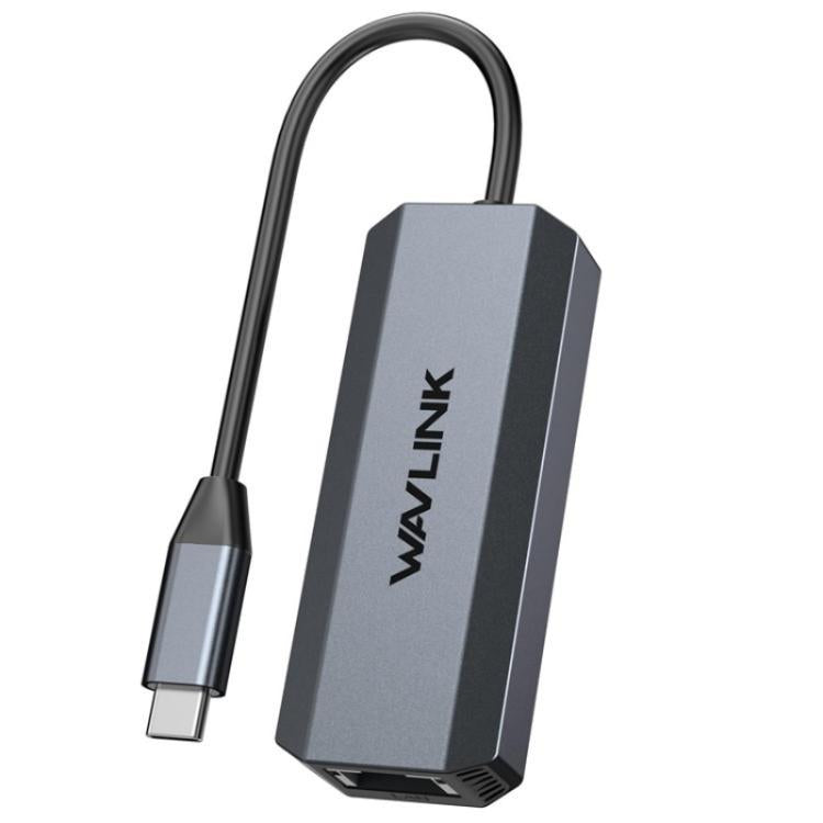 WAVLINK WL-NWU341G Laptop USB-C to 5000Mbps RJ45 LAN Ethernet Network Adapter, NWU341G – Aluminum Alloy