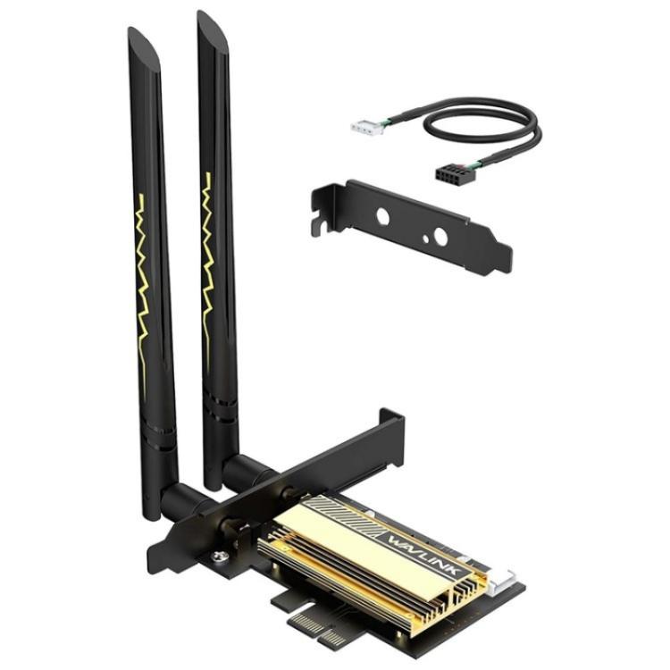 WAVLINK WN675X3-C WiFi 6E Pcie WiFi Network Card Adapter Triple Band AX210 AX5400, WN675X3-C – Bluetooth WN675X3-C
