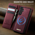 CaseMe C49 Magnetic RFID Blocking Detachable Wallet Leather Phone Case, For Samsung Galaxy A15, For Samsung Galaxy S23 FE 5G, For Samsung Galaxy A54 5G, For Samsung Galaxy S23 Ultra 5G