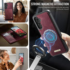 CaseMe C49 Magnetic RFID Blocking Detachable Wallet Leather Phone Case, For Samsung Galaxy A15, For Samsung Galaxy S23 FE 5G, For Samsung Galaxy A54 5G, For Samsung Galaxy S23 Ultra 5G