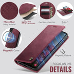 CaseMe C49 Magnetic RFID Blocking Detachable Wallet Leather Phone Case, For Samsung Galaxy A15, For Samsung Galaxy S23 FE 5G, For Samsung Galaxy A54 5G, For Samsung Galaxy S23 Ultra 5G