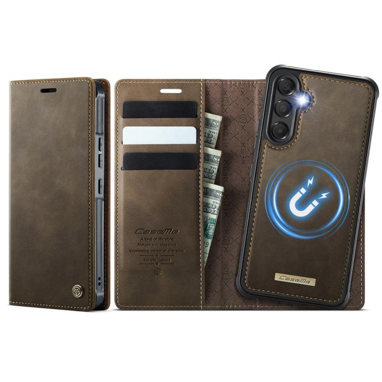 CaseMe C49 Magnetic RFID Blocking Detachable Wallet Leather Phone Case, For Samsung Galaxy A15, For Samsung Galaxy S23 FE 5G, For Samsung Galaxy A54 5G, For Samsung Galaxy S23 Ultra 5G