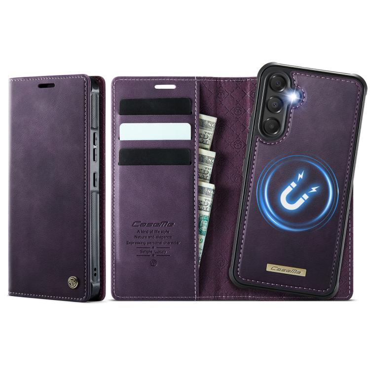 CaseMe C49 Magnetic RFID Blocking Detachable Wallet Leather Phone Case, For Samsung Galaxy A15, For Samsung Galaxy S23 FE 5G, For Samsung Galaxy A54 5G, For Samsung Galaxy S23 Ultra 5G
