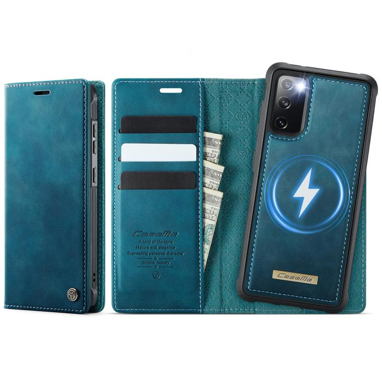 CaseMe C49 Magnetic RFID Blocking Detachable Wallet Leather Phone Case – Magnetic, Card Slot, Leather, For Samsung Galaxy S23+ 5G, For Samsung Galaxy S23 5G, For Samsung Galaxy A13 / A04s, For Samsung Galaxy S20 FE