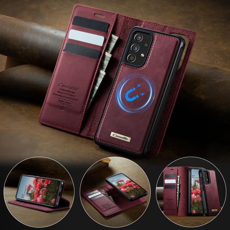 CaseMe C49 Magnetic RFID Blocking Detachable Wallet Leather Phone Case – Magnetic, Card Slot, Leather, For Samsung Galaxy A53 5G, For Samsung Galaxy S22 Ultra 5G, For Samsung Galaxy S22+ 5G, For Samsung Galaxy S22 5G