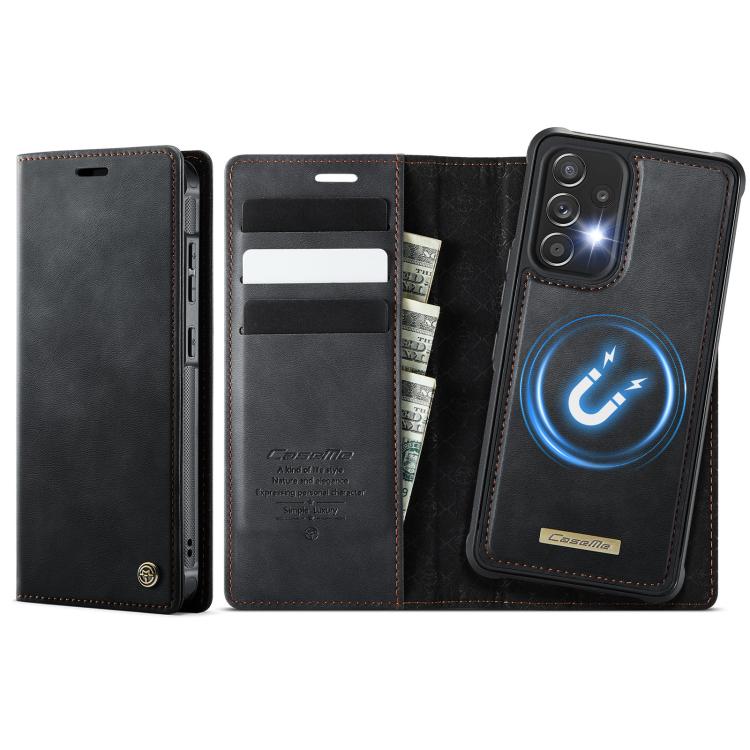CaseMe C49 Magnetic RFID Blocking Detachable Wallet Leather Phone Case – Magnetic, Card Slot, Leather, For Samsung Galaxy A53 5G, For Samsung Galaxy S22 Ultra 5G, For Samsung Galaxy S22+ 5G, For Samsung Galaxy S22 5G
