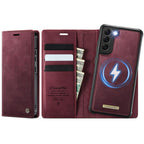 CaseMe C49 Magnetic RFID Blocking Detachable Wallet Leather Phone Case – Magnetic, Card Slot, Leather, For Samsung Galaxy A53 5G, For Samsung Galaxy S22 Ultra 5G, For Samsung Galaxy S22+ 5G, For Samsung Galaxy S22 5G