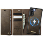 CaseMe C49 Magnetic RFID Blocking Detachable Wallet Leather Phone Case – Magnetic, Card Slot, Leather, For Samsung Galaxy A53 5G, For Samsung Galaxy S22 Ultra 5G, For Samsung Galaxy S22+ 5G, For Samsung Galaxy S22 5G