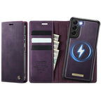 CaseMe C49 Magnetic RFID Blocking Detachable Wallet Leather Phone Case – Magnetic, Card Slot, Leather, For Samsung Galaxy A53 5G, For Samsung Galaxy S22 Ultra 5G, For Samsung Galaxy S22+ 5G, For Samsung Galaxy S22 5G