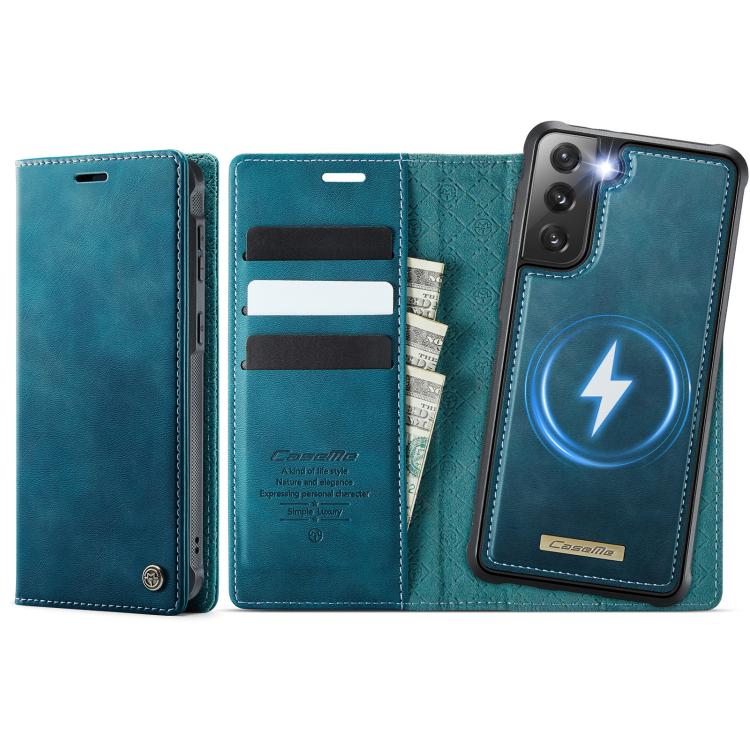 CaseMe C49 Magnetic RFID Blocking Detachable Wallet Leather Phone Case – Magnetic, Card Slot, Leather, For Samsung Galaxy A52 / A52s, For Samsung Galaxy S21 FE 5G, For Samsung Galaxy S21 5G, For Samsung Galaxy S21+ 5G