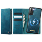 CaseMe C49 Magnetic RFID Blocking Detachable Wallet Leather Phone Case – Magnetic, Card Slot, Leather, For Samsung Galaxy A52 / A52s, For Samsung Galaxy S21 FE 5G, For Samsung Galaxy S21 5G, For Samsung Galaxy S21+ 5G
