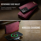CaseMe C49 Magnetic RFID Blocking Detachable Wallet Leather Phone Case – Magnetic, Card Slot, Leather, For Samsung Galaxy S21 Ultra 5G, For Samsung Galaxy S20 Ultra, For Samsung Galaxy S20, For Samsung Galaxy S20+