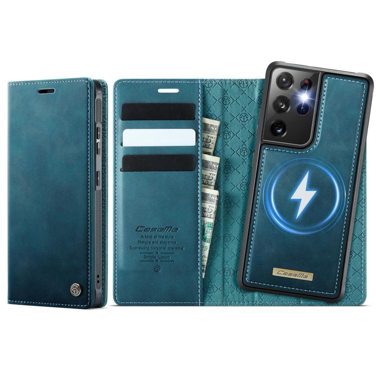 CaseMe C49 Magnetic RFID Blocking Detachable Wallet Leather Phone Case – Magnetic, Card Slot, Leather, For Samsung Galaxy S21 Ultra 5G, For Samsung Galaxy S20 Ultra, For Samsung Galaxy S20, For Samsung Galaxy S20+
