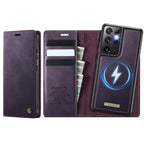 CaseMe C49 Magnetic RFID Blocking Detachable Wallet Leather Phone Case – Magnetic, Card Slot, Leather, For Samsung Galaxy S21 Ultra 5G, For Samsung Galaxy S20 Ultra, For Samsung Galaxy S20, For Samsung Galaxy S20+