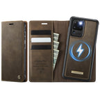 CaseMe C49 Magnetic RFID Blocking Detachable Wallet Leather Phone Case – Magnetic, Card Slot, Leather, For Samsung Galaxy S21 Ultra 5G, For Samsung Galaxy S20 Ultra, For Samsung Galaxy S20, For Samsung Galaxy S20+