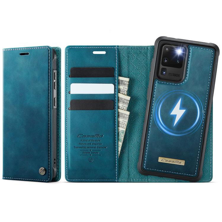 CaseMe C49 Magnetic RFID Blocking Detachable Wallet Leather Phone Case – Magnetic, Card Slot, Leather, For Samsung Galaxy S21 Ultra 5G, For Samsung Galaxy S20 Ultra, For Samsung Galaxy S20, For Samsung Galaxy S20+