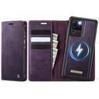 CaseMe C49 Magnetic RFID Blocking Detachable Wallet Leather Phone Case – Magnetic, Card Slot, Leather, For Samsung Galaxy S21 Ultra 5G, For Samsung Galaxy S20 Ultra, For Samsung Galaxy S20, For Samsung Galaxy S20+