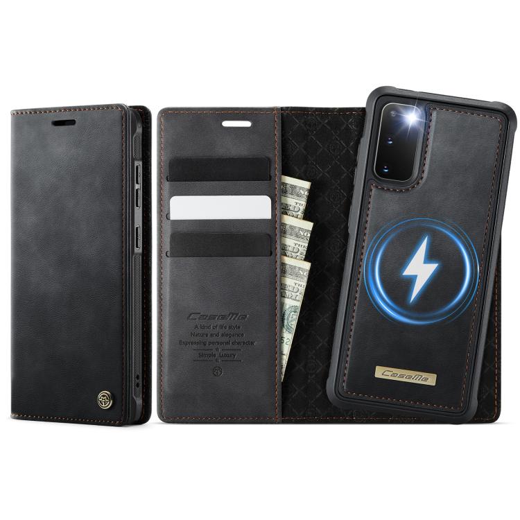 CaseMe C49 Magnetic RFID Blocking Detachable Wallet Leather Phone Case – Magnetic, Card Slot, Leather, For Samsung Galaxy S21 Ultra 5G, For Samsung Galaxy S20 Ultra, For Samsung Galaxy S20, For Samsung Galaxy S20+