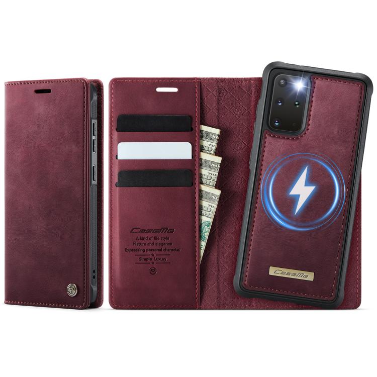 CaseMe C49 Magnetic RFID Blocking Detachable Wallet Leather Phone Case – Magnetic, Card Slot, Leather, For Samsung Galaxy S21 Ultra 5G, For Samsung Galaxy S20 Ultra, For Samsung Galaxy S20, For Samsung Galaxy S20+