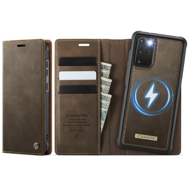 CaseMe C49 Magnetic RFID Blocking Detachable Wallet Leather Phone Case – Magnetic, Card Slot, Leather, For Samsung Galaxy S21 Ultra 5G, For Samsung Galaxy S20 Ultra, For Samsung Galaxy S20, For Samsung Galaxy S20+