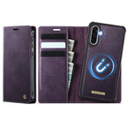 CaseMe C49 Magnetic RFID Blocking Detachable Wallet Leather Phone Case – Magnetic, Card Slot, Leather, For Samsung Galaxy A57 5G, For Samsung Galaxy A17, For Samsung Galaxy S25 Edge 5G, For Samsung Galaxy A56 5G