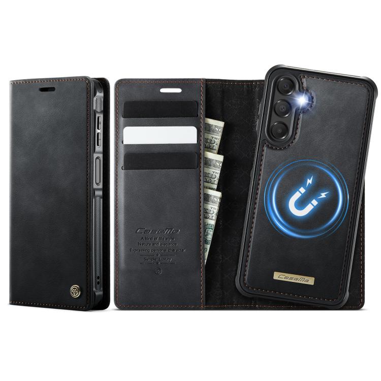 CaseMe C49 Magnetic RFID Blocking Detachable Wallet Leather Phone Case, For Samsung Galaxy S24 FE 5G, For Samsung Galaxy A14 5G / M44, For Samsung Galaxy A55 / A35 5G, For Samsung Galaxy S24 Ultra 5G