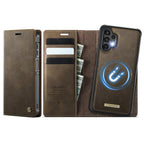 CaseMe C49 Magnetic RFID Blocking Detachable Wallet Leather Phone Case – Magnetic, Card Slot, Leather, For Samsung Galaxy S23+ 5G, For Samsung Galaxy S23 5G, For Samsung Galaxy A13 / A04s, For Samsung Galaxy S20 FE