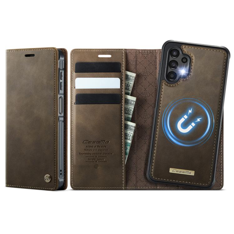 CaseMe C49 Magnetic RFID Blocking Detachable Wallet Leather Phone Case – Magnetic, Card Slot, Leather, For Samsung Galaxy S23+ 5G, For Samsung Galaxy S23 5G, For Samsung Galaxy A13 / A04s, For Samsung Galaxy S20 FE
