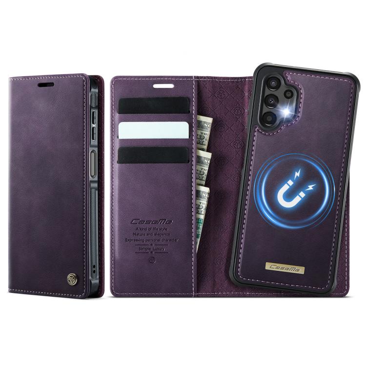 CaseMe C49 Magnetic RFID Blocking Detachable Wallet Leather Phone Case – Magnetic, Card Slot, Leather, For Samsung Galaxy S23+ 5G, For Samsung Galaxy S23 5G, For Samsung Galaxy A13 / A04s, For Samsung Galaxy S20 FE