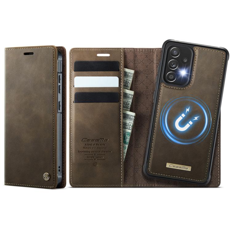 CaseMe C49 Magnetic RFID Blocking Detachable Wallet Leather Phone Case – Magnetic, Card Slot, Leather, For Samsung Galaxy A52 / A52s, For Samsung Galaxy S21 FE 5G, For Samsung Galaxy S21 5G, For Samsung Galaxy S21+ 5G