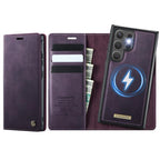 CaseMe C49 Magnetic RFID Blocking Detachable Wallet Leather Phone Case – Magnetic, Card Slot, Leather, For Samsung Galaxy A53 5G, For Samsung Galaxy S22 Ultra 5G, For Samsung Galaxy S22+ 5G, For Samsung Galaxy S22 5G