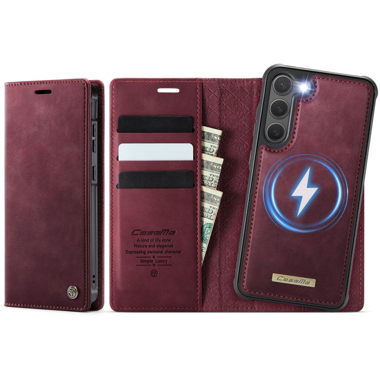 CaseMe C49 Magnetic RFID Blocking Detachable Wallet Leather Phone Case – Magnetic, Card Slot, Leather, For Samsung Galaxy S23+ 5G, For Samsung Galaxy S23 5G, For Samsung Galaxy A13 / A04s, For Samsung Galaxy S20 FE