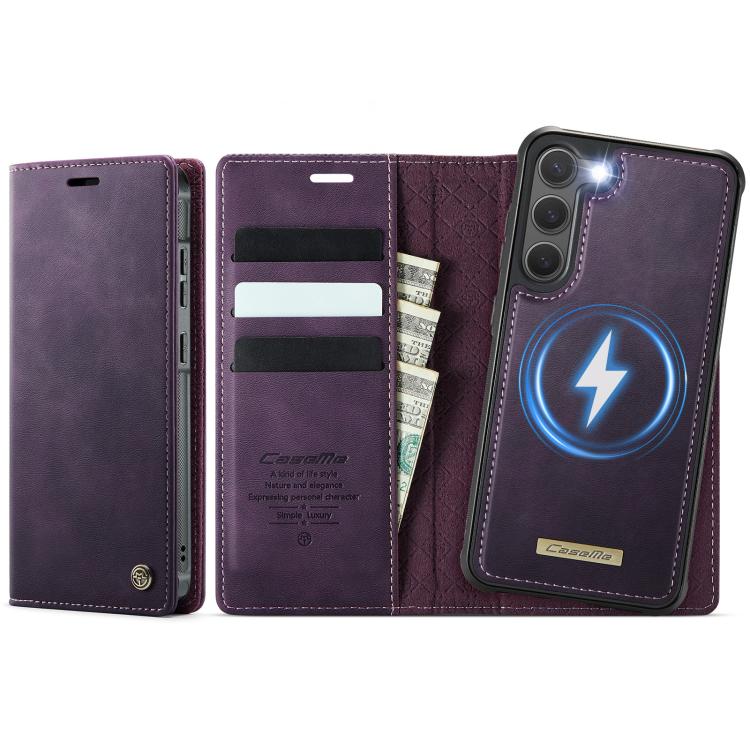 CaseMe C49 Magnetic RFID Blocking Detachable Wallet Leather Phone Case – Magnetic, Card Slot, Leather, For Samsung Galaxy S23+ 5G, For Samsung Galaxy S23 5G, For Samsung Galaxy A13 / A04s, For Samsung Galaxy S20 FE