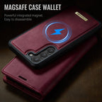 CaseMe C49 Magnetic RFID Blocking Detachable Wallet Leather Phone Case – Magnetic, Card Slot, Leather, For Samsung Galaxy S23+ 5G, For Samsung Galaxy S23 5G, For Samsung Galaxy A13 / A04s, For Samsung Galaxy S20 FE