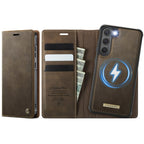 CaseMe C49 Magnetic RFID Blocking Detachable Wallet Leather Phone Case – Magnetic, Card Slot, Leather, For Samsung Galaxy S23+ 5G, For Samsung Galaxy S23 5G, For Samsung Galaxy A13 / A04s, For Samsung Galaxy S20 FE