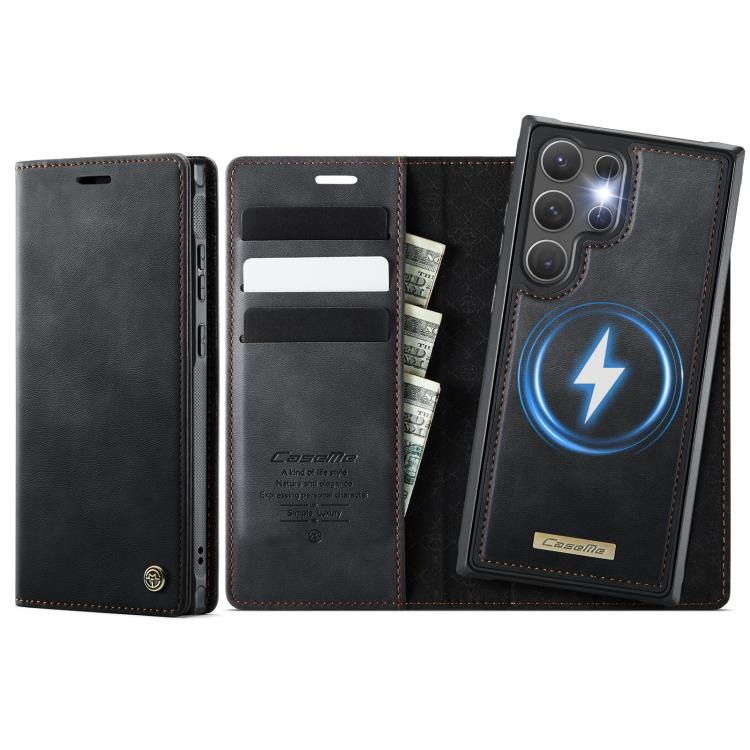 CaseMe C49 Magnetic RFID Blocking Detachable Wallet Leather Phone Case, For Samsung Galaxy A15, For Samsung Galaxy S23 FE 5G, For Samsung Galaxy A54 5G, For Samsung Galaxy S23 Ultra 5G