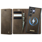 CaseMe C49 Magnetic RFID Blocking Detachable Wallet Leather Phone Case, For Samsung Galaxy A15, For Samsung Galaxy S23 FE 5G, For Samsung Galaxy A54 5G, For Samsung Galaxy S23 Ultra 5G