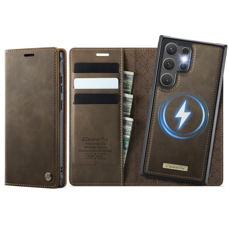 CaseMe C49 Magnetic RFID Blocking Detachable Wallet Leather Phone Case, For Samsung Galaxy A15, For Samsung Galaxy S23 FE 5G, For Samsung Galaxy A54 5G, For Samsung Galaxy S23 Ultra 5G