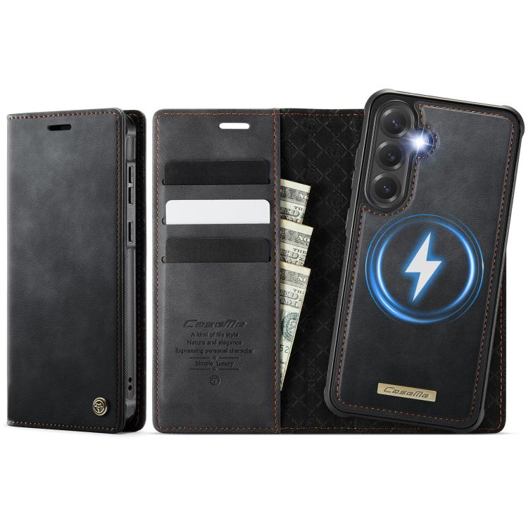 CaseMe C49 Magnetic RFID Blocking Detachable Wallet Leather Phone Case, For Samsung Galaxy A15, For Samsung Galaxy S23 FE 5G, For Samsung Galaxy A54 5G, For Samsung Galaxy S23 Ultra 5G