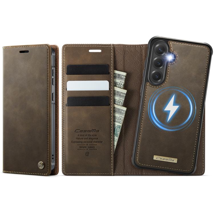 CaseMe C49 Magnetic RFID Blocking Detachable Wallet Leather Phone Case, For Samsung Galaxy A15, For Samsung Galaxy S23 FE 5G, For Samsung Galaxy A54 5G, For Samsung Galaxy S23 Ultra 5G