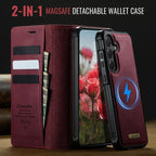 CaseMe C49 Magnetic RFID Blocking Detachable Wallet Leather Phone Case, For Samsung Galaxy S24 FE 5G, For Samsung Galaxy A14 5G / M44, For Samsung Galaxy A55 / A35 5G, For Samsung Galaxy S24 Ultra 5G