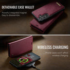 CaseMe C49 Magnetic RFID Blocking Detachable Wallet Leather Phone Case, For Samsung Galaxy S24 FE 5G, For Samsung Galaxy A14 5G / M44, For Samsung Galaxy A55 / A35 5G, For Samsung Galaxy S24 Ultra 5G