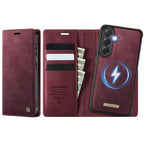 CaseMe C49 Magnetic RFID Blocking Detachable Wallet Leather Phone Case, For Samsung Galaxy S24 / S25, For Samsung Galaxy S24+ / S25+, For Samsung Galaxy S25 Ultra 5G, For Samsung Galaxy A16 5G