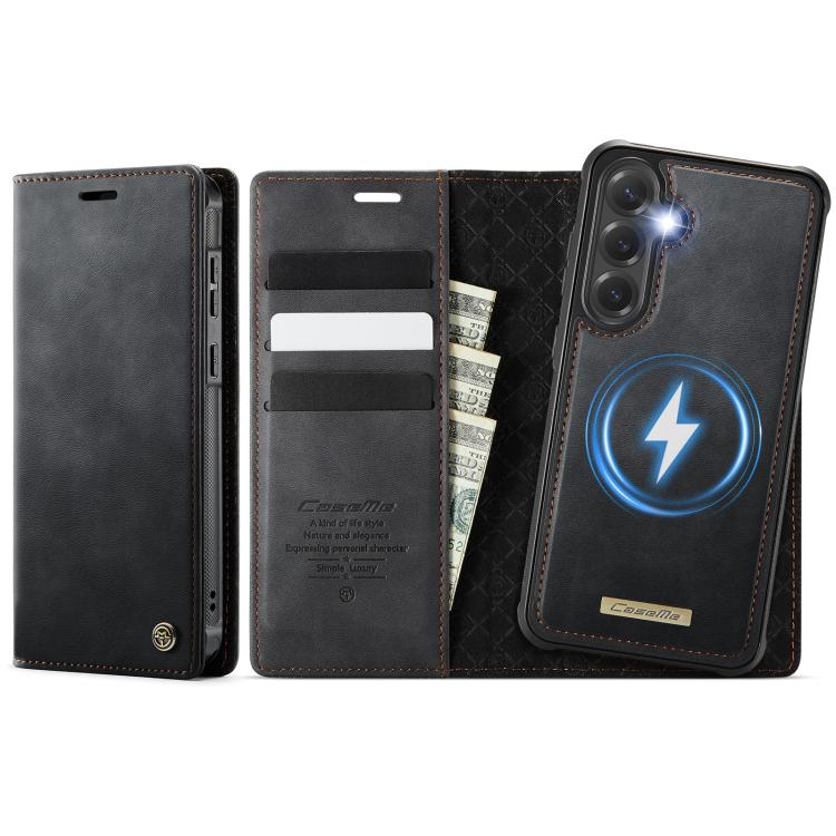 CaseMe C49 Magnetic RFID Blocking Detachable Wallet Leather Phone Case, For Samsung Galaxy S24 / S25, For Samsung Galaxy S24+ / S25+, For Samsung Galaxy S25 Ultra 5G, For Samsung Galaxy A16 5G