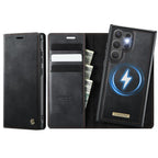 CaseMe C49 Magnetic RFID Blocking Detachable Wallet Leather Phone Case, For Samsung Galaxy S24 FE 5G, For Samsung Galaxy A14 5G / M44, For Samsung Galaxy A55 / A35 5G, For Samsung Galaxy S24 Ultra 5G
