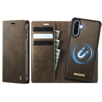 CaseMe C49 Magnetic RFID Blocking Detachable Wallet Leather Phone Case – Magnetic, Card Slot, Leather, For Samsung Galaxy A57 5G, For Samsung Galaxy A17, For Samsung Galaxy S25 Edge 5G, For Samsung Galaxy A56 5G